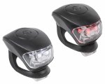 Фонарики велосипедные M-WAVE COBRA IV, передний/задний